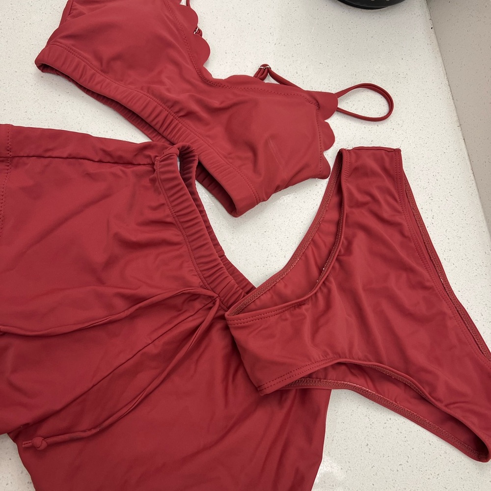Red Bikini Set